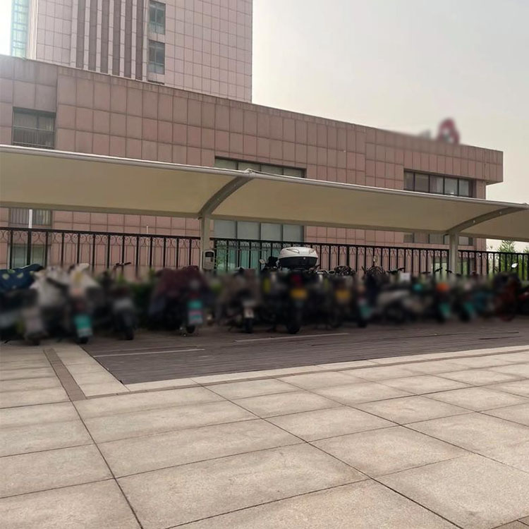 突泉县膜结构电动车棚